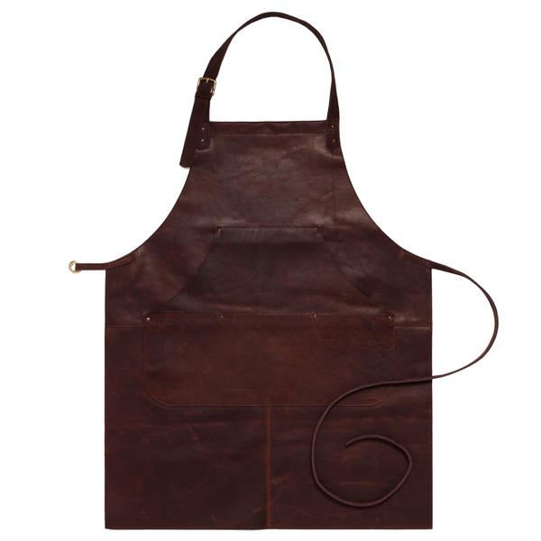 Protective Workwear Moore And Giles Capps Baldwin Oak Brown Leather Work Apron Safety Apparel
